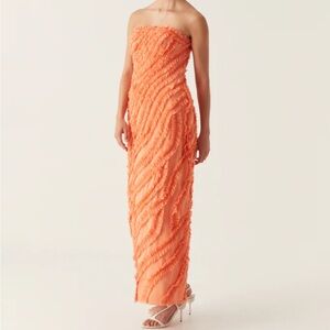 Aje Terrence Strapless Maxi Dress